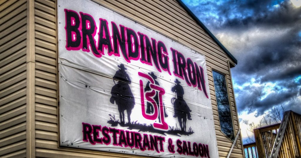 Menu at Branding Iron Cafe, Dayton